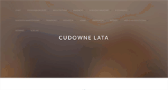 Desktop Screenshot of cudowne-lata.com.pl