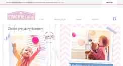 Desktop Screenshot of cudowne-lata.waw.pl